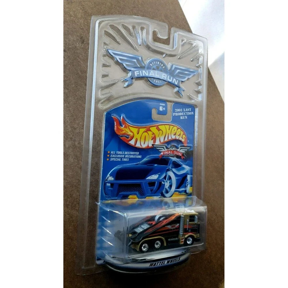 Hot Wheels RAMP TRUCK GOLD 4/12 FINAL RUN SERIE 2001 Last Production REAL RIDERS